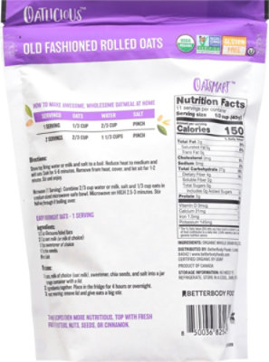 Oatsome Oats Old Fashioned Rolled - 1 Lb - Image 6