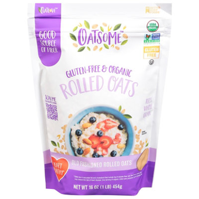 Oatsome Oats Old Fashioned Rolled - 1 Lb - Image 1