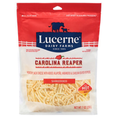 Lucerne Carolina Reaper Fine Shredded Cheese - 7 Oz