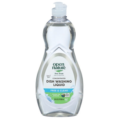 Open Nature Dish Washing Liquid Free and Clear - 19 Fl. Oz. - Image 3