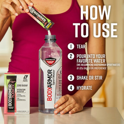 Body Armor Flash Iv Strawberry Kiwi - 6 Count - Image 3
