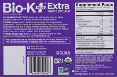 Bio K Extra Probiotic Immune Shot - 6-3.5 Fl. Oz. - Image 5