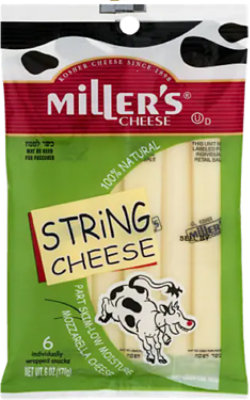 Millers String Cheese - 8 Oz. - Image 1