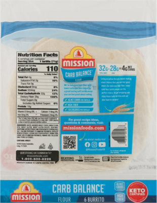 Mission Carb Balance Burrito - 6 Count - Image 6