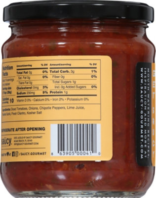 Blonskys Gourmet Chipotle Salsa Medium  - 15.5 Oz. - Image 6