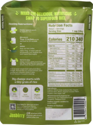 Jasberry Organic Ready To Eat Coconut Superfood Rice - 7.05 Oz. - Image 6