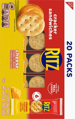 RITZ Cheese Sandwich Crackers Snack Packs - 20 Count - Image 6