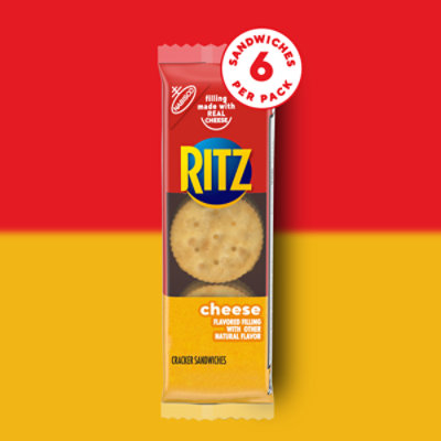 RITZ Cheese Sandwich Crackers Snack Packs - 20 Count - Image 2