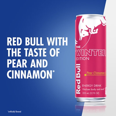 Red Bull Winter Edition Pear And Cinnamon - 12 Fl. Oz. - Image 3