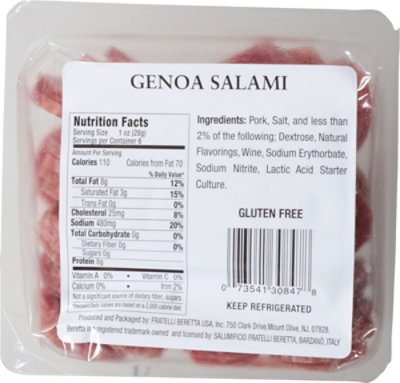 Fratelli Beretta Genoa Salami - 6 Oz. - Image 5