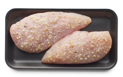 Chicken Breasts Garlic Parmesan Marinade Up To 10% Solution MMD - 1.50 Lb - Image 1