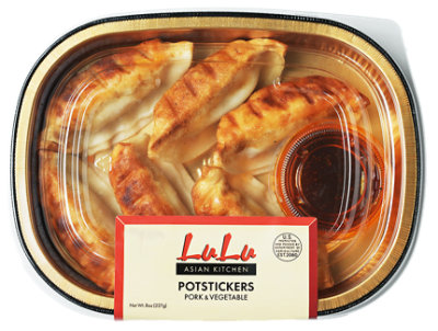 Ready To Eat Meal Lulu Pork Pot Sticker - 8 Oz. - Image 1