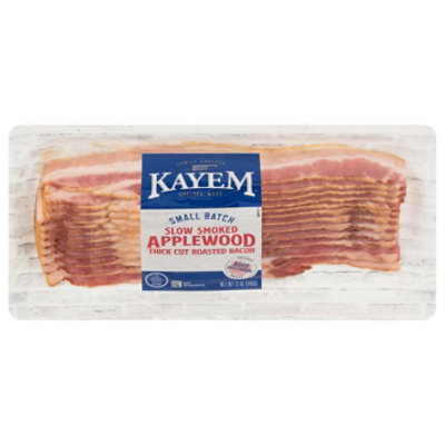 Kayem Bacon Applewood Thick Cut - 12 O.z - Image 3