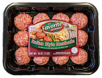 Meatballs Italian Style 1 Lb - 16 Oz. - Image 1