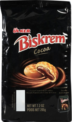 Ulker Cocoa Cream Filled Biskrem Cookies - 7.2 Oz. - Image 6