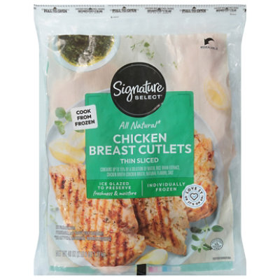 Signature SELECT Chicken Breast Boneless Skinless Thin Sliced - 40 Oz. - Image 3