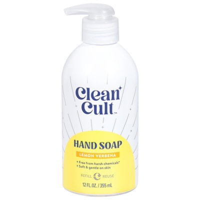 Cleancult Lemon Verbena Hand Soap - 12 Fl. Oz. - Image 3