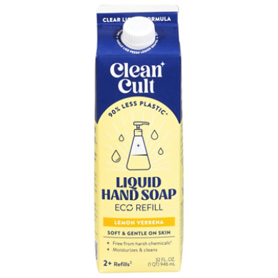 Cleancult Lemon Verbena Hand Soap Refill - 32 Fl. Oz. - Image 3