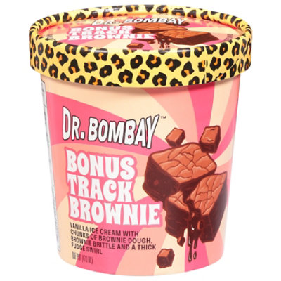 Dr Bombay Ice Cream Track Bonus Track Brownie - 1 Pint - Image 3