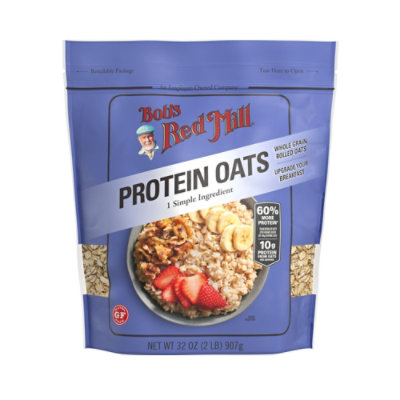 Bobs Red Mill Oats Protein Gluten Free - 32 O.z