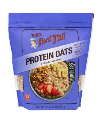 Bobs Red Mill Oats Protein Gluten Free - 32 O.z - Image 1