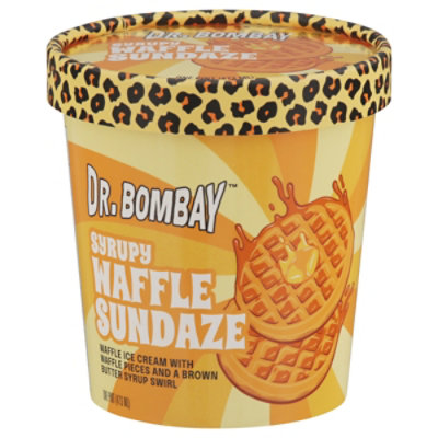 Dr Bombay Ice Cream Syrupy Waffle Sundaze - 1 Pint - Image 3