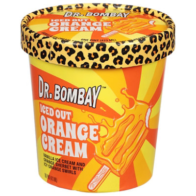 Dr Bombay Ice Cream Iced Out Orange Dream - 1 Pint - Image 3