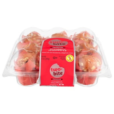 Two Bite Strawberry Streusel Muffins 9 Count - 8 Oz. - Image 1