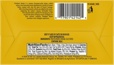 President Unsalted Butter Bar - 7 Oz. - Image 5