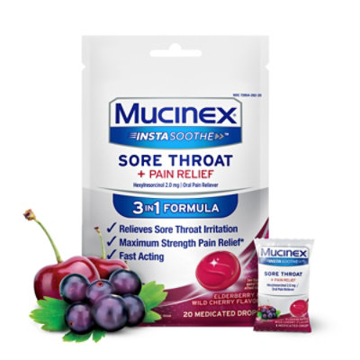 Mucinex Us Elderberry And Wild Cherry - 20 Count - Image 2