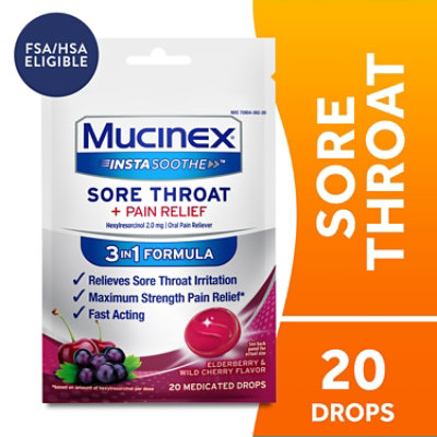 Mucinex Us Elderberry And Wild Cherry - 20 Count - Image 1