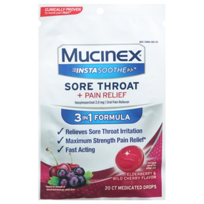 Mucinex Us Elderberry And Wild Cherry - 20 Count - Image 1