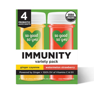 So Good So You Immunity Shot Variety Pack - 1.7 Fl. Oz. - Image 1