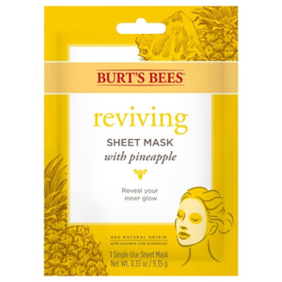 Burts Bees Sheet Mask Revivng - Each - Image 3