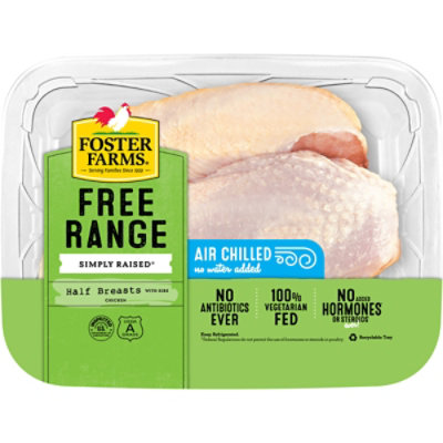 Foster Farms Air Chilled Chicken Breasts Bone - 0.5 Lb - Image 1