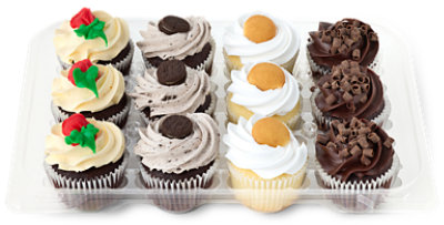 Frozen Assorted Craveable Cupcakes 12 Count - Each - Image 1