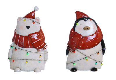Overjoyed Boutique Led Penguin And Polar Bear Small - Each - Image 1