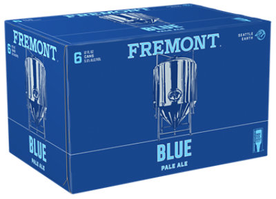 Fremont Blue Pale Ale Can - 6-12 Fz - Image 1