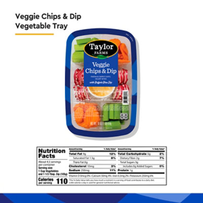 Taylor Farms Veggie Chips and Dip - 16 Oz - Image 4