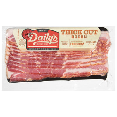 Dailys The Original Thick Cut Naturally Hickory Smoked Bacon - 16 Oz - Image 1