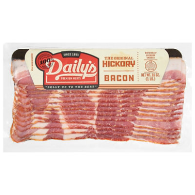 Dailys Original Naturally Hickory Smoked Bacon - 16 Oz - Image 1