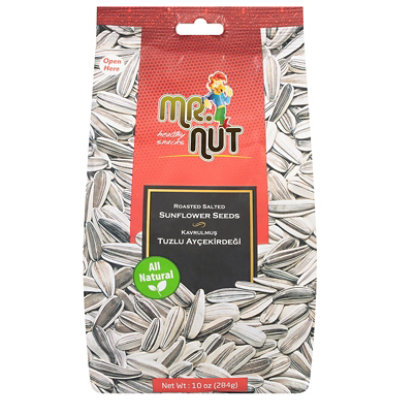 Mr Nut Roasted Sunflower Seeds - 10 Oz - Image 1