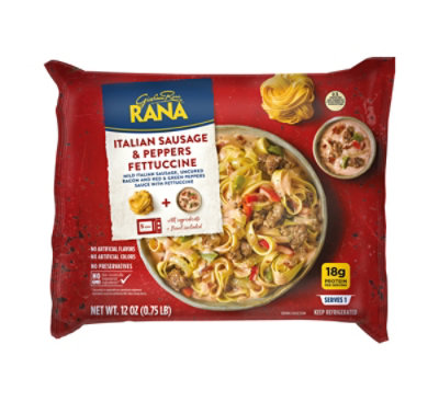 Rana Fettuccine Sausage And Peppers Meal Kit - 12 Oz