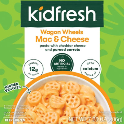 Kidfresh Wagon Wheels Mac And Cheese - 7.25 Oz - Image 1