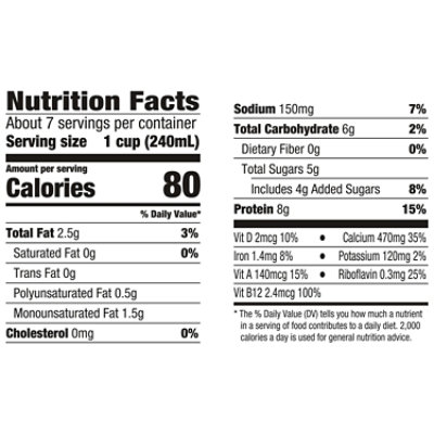 Silk Almond Esl Protein Original - 59 Oz - Image 3
