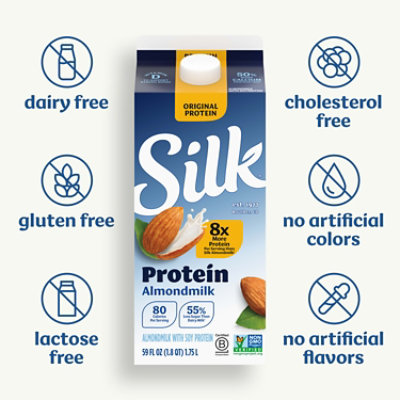 Silk Almond Esl Protein Original - 59 Oz - Image 5