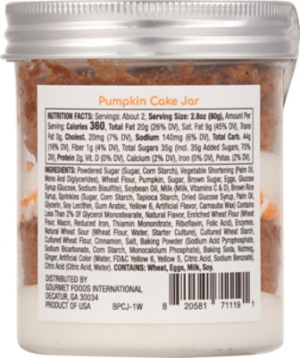 Cake In Jar Pumpkin - 5.4 Oz - Image 6