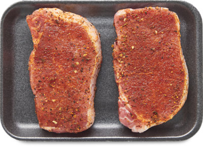Pork Chops Boneless Nashville Hot Seasoning - Lb - Image 1
