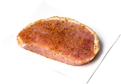 Pork Chops Boneless Thin Bbq Seasoning - Lb - Image 1