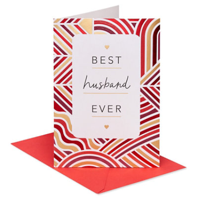 American Greetings Best Husband Ever Valentine's Day Card - Each - Image 1